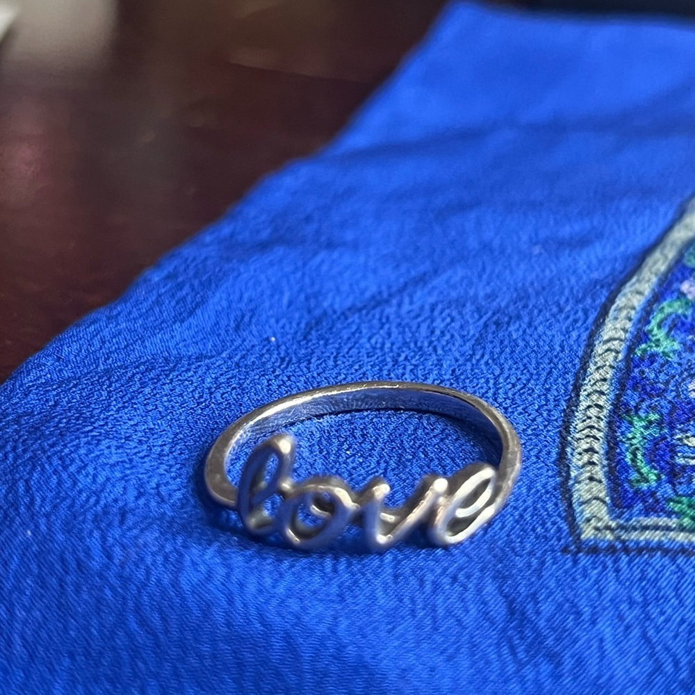 James Avery Silver Love Ring